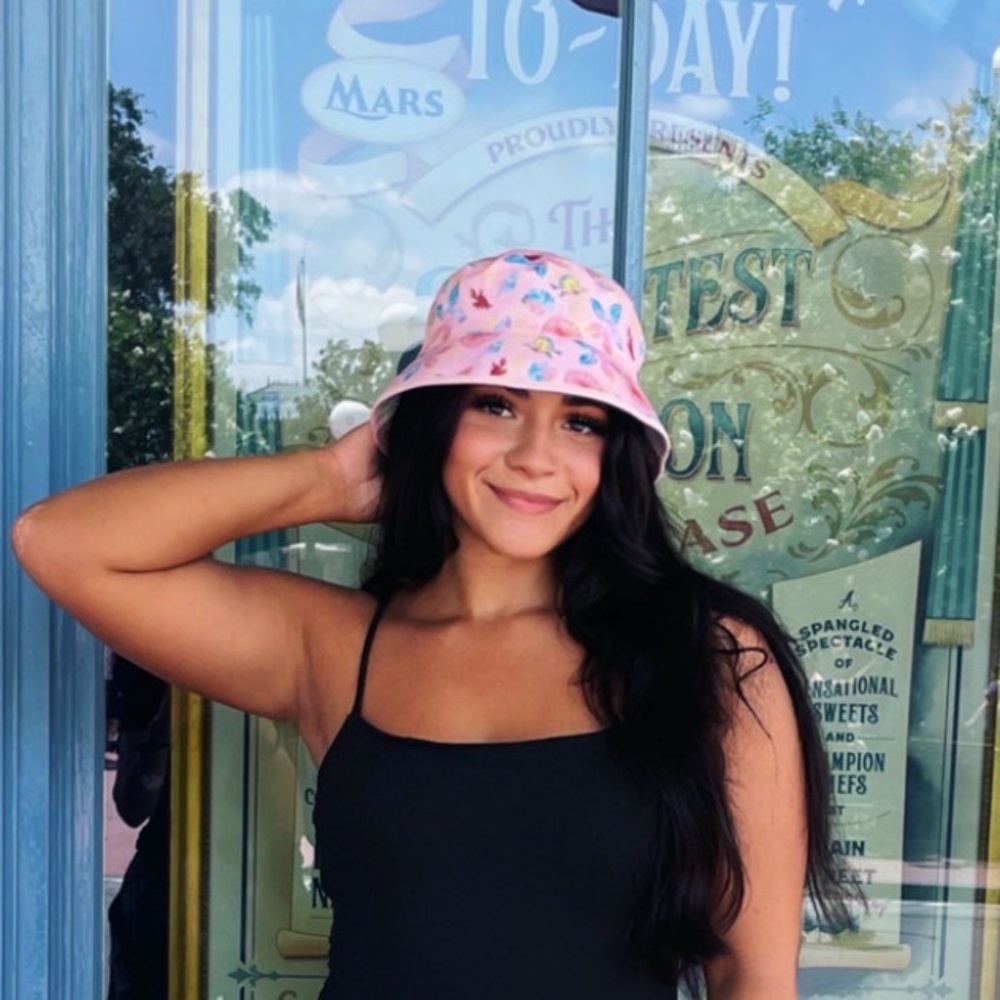 Ariel Bucket Hat with Gold Seashells